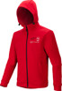 Alpinestars Racer MX Fleece Hoodie Bright Red Small - Structured fleece hoodie for MX training