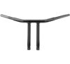 Biker's Choice 10in Black Straight T-Bar Handlebars 1-1/4" Steel Biker's Choice 10in Black Straight T-Bar Handlebars 1-1/4" Steel