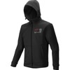 Alpinestars Racer MX Fleece Hoodie Black Medium - Structured fleece hoodie for motocross training