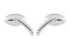Bikers Choice Chrome Oval Mirrors