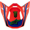 Alpinestars S-M10 Deegan Visor Orange/Purple/Pink Fluo