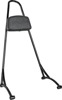 Burly Tall Sissy Bar w/ Pad Black Fits Honda Rebel