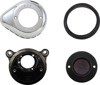 S&S Air Stinger Stealth Air Cleaner Kit Chrome Teardrop For Harley 01-17 EFI