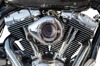 S&S Air Stinger Stealth Air Cleaner Kit Chrome Teardrop For Harley 01-17 EFI