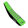 Seat Cover Black/Green w/Grey Ribs - For 17-19 KX250F & 16-18 KX450F Seat Cover Black/Green w/Grey Ribs - For 17-19 KX250F & 16-18 KX450F