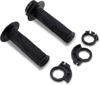 Emig2 Pro MX V2 Lock On MX Grips System - Diamond Knurled, "Blackout" All Black