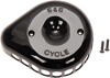 S&S Gloss Black Stealth Mini-Teardrop Air Cleaner Cover