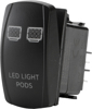 "Led Light Pods" Illuminated Rocker Switch - Amber Lighted SPST Rocker "Led Light Pods" Illuminated Rocker Switch - Amber Lighted SPST Rocker