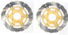 Floating Contour Brake Rotor Front Set