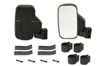 Bronco UTV Side View Mirror Pair with Clamps for 1.75 and 2 Inch Tubes - UTV side mirrors with clamps for 1.75" & 2" tubes