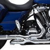 Chrome Dual Headpipes - Fits Many 17-22 Harley Davidson Touring FLH FLT