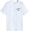 Alpinestars Asym SS CSF Tee White 2X-Large Men's Short Sleeve Shirt - White 2X-Large men's short sleeve tee