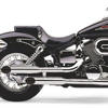 01-07 Honda Spirit 750 Classic Slash Cut Exhaust System 01-07 Honda Spirit 750 Classic Slash Cut Exhaust System