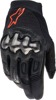 Alpinestars Megawatt Gloves Black/Fluorescent Red 3X-Large - Durable 3X-Large gloves in Black/Red