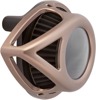 Arlen Ness Clear Tear Sucker Air Cleaner Kit Titanium Color