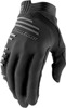 100% Men's R-Core Black Gloves 2XL for ATV/Motocross/Off-Road