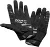 100% Men's R-Core Gloves Black Size L for ATV/Motocross/Enduro