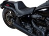 Drag Specialties Solo Seat Double Diamond Black For Harley Low Rider - Solo seat, double diamond, For Harley Low Rider models