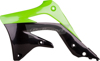 Radiator Shrouds - Green/Black - For 12-15 Kawasaki KX450F Radiator Shrouds - Green/Black - For 12-15 Kawasaki KX450F