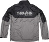 Thrashin Supply Mission Waterproof Rain Jacket Black/Gray Men's Medium - Men's waterproof rain jacket, Black/Gray, size M