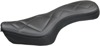 Tripper Carbon Fiber Vinyl 2-Up Seat Black Low&Back - For 04-20 Harley XL Tripper Carbon Fiber Vinyl 2-Up Seat Black Low&Back - For 04-20 Harley XL
