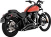 Vance & Hines Big Radius 2-2 Black Exhaust Fits HD Softail 86-17