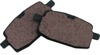 BikeMaster Front Organic Brake Pads Fits Yamaha