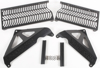 Aluminum Radiator Guard Black - For 06-08 Kawa KX450F Aluminum Radiator Guard Black - For 06-08 Kawa KX450F