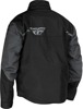 Fly Racing Outpost Jacket Black/Grey 2X-Large - Weatherproof snow jacket, size 2X-Large, Black/Grey