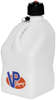 5.5 Gallon Motorsports Fluid Container - White Jug, Black Top 5.5 Gallon Motorsports Fluid Container - White Jug, Black Top
