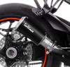 LV-10 Black Stainless Steel Slip On Exhaust Muffler - 14-19 KTM 1290 Super Duke R/GT