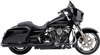 Black 3" Slip-On Mufflers with Slashcut Tips by Cobra
