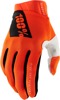100% Men's Ridefit Gloves, Flo Orange, Size S, Off-Road/Motocross 100% Men's Ridefit Gloves, Flo Orange, Size S, Off-Road/Motocross