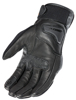 Joe Rocket Super Moto Gloves Mens Small Black/Orange - Goatskin gloves, touchscreen, Small, Black/Orange