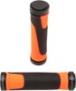 Orange & Black 997 Lock-On Open End Locking ATV Grips w/ End Plugs - Also fits Watercraft & MTB Orange & Black 997 Lock-On Open End Locking ATV Grips w/ End Plugs - Also fits Watercraft & MTB