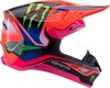 Alpinestars Supertech M10 Deegan MIPS Helmet 2XL Orange Fluo - MIPS motocross helmet in 2XL Orange Fluo/Purple/Pink