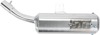 Oval Brushed Aluminum Muffler Silencer - For 81-82 Honda ATC250R