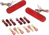 Show Chrome Red LED Marker Light 1in x 3 3/4in