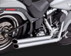 2-2 Big Shots Staggered Chrome Full Exhaust - For 86-17 Harley Softail 2-2 Big Shots Staggered Chrome Full Exhaust - For 86-17 Harley Softail