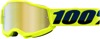 Accuri 2 Youth Fluorescent Yellow Goggles - Gold Mirrored Lens