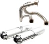 Brushed Dual 3/4 Slip On Exhaust - For 15-17 Maverick Turbo XDS Brushed Dual 3/4 Slip On Exhaust - For 15-17 Maverick Turbo XDS