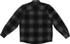 ICON Fallblock CX Flannel Jacket Men's Black/Gray M - Casual motorcycle jacket with insulation