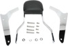 Short Square 14" Sissy Bar Chrome - For 07-14 Honda Shadow Spirit Short Square 14" Sissy Bar Chrome - For 07-14 Honda Shadow Spirit