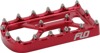 FLO MOTORSPORTS Universal Touring Brake Pedal Tip Red - Red brake pedal tip for Harley Touring models