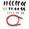 Moroso Ultra 40 Ignition Wire Set Red Universal For 78-15 Harley-Davidson - Ignition wire set, red, fits 78-15 Harley-Davidson