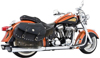 2.5" Dual Full Exhaust - M-16 Mufflers Chr/Blk - Indian Chief 2.5" Dual Full Exhaust - M-16 Mufflers Chr/Blk - Indian Chief