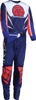 Moose Youth Agroid Mesh Pants Blue Red White Size 26 Unisex - Youth mesh pants, size 26, blue/red/white