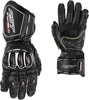 RST Tractech Evo 4 CE Leather Gloves Black Small - Premium leather race gloves, small, black