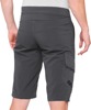 100% Men's Ridecamp Shorts Charcoal Size 38