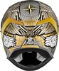 ICON Airform Semper FI Helmet XS Gold - Full-face helmet with Semper Fi graphic